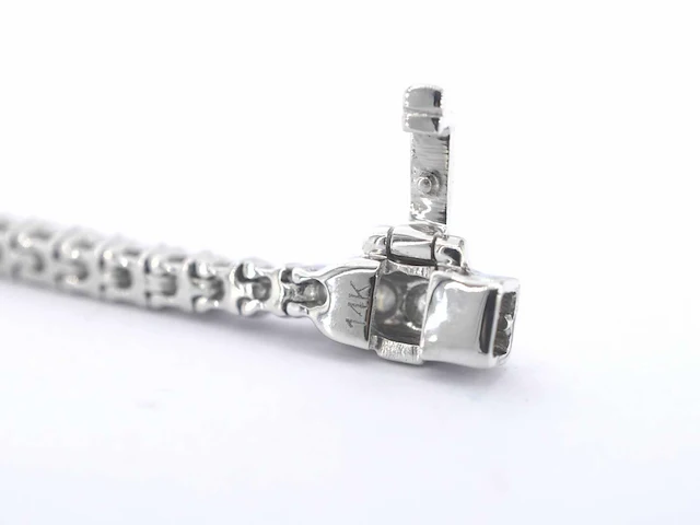 Witgouden collier briljant 5.80 ct - afbeelding 10 van  10