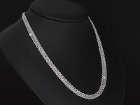 Witgouden collier diamant - afbeelding 4 van  6