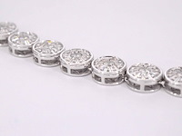 Witgouden collier met 15.00 carat diamanten - afbeelding 9 van  10