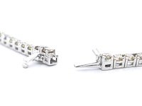 Witgouden collier met briljant geslepen diamanten 30.00 carat - afbeelding 6 van  9