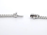Witgouden collier met briljant geslepen diamanten - afbeelding 7 van  10