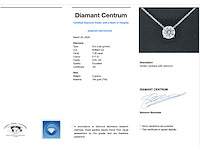 Witgouden collier met diamant 1.00 carat - afbeelding 3 van  6