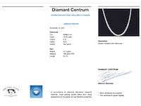 Witgouden collier met diamanten 10.00 carat - afbeelding 3 van  8