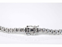 Witgouden collier met diamanten 3.50 carat - afbeelding 6 van  8