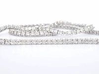 Witgouden collier met diamanten 3.50 carat - afbeelding 2 van  7