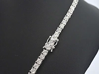 Witgouden collier met diamanten 3.50 carat - afbeelding 3 van  7
