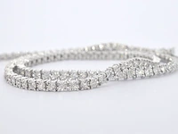 Witgouden collier met diamanten 3.50 carat - afbeelding 4 van  7