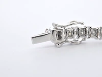 Witgouden collier met diamanten 3.50 carat - afbeelding 5 van  7
