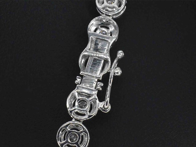 Witgouden collier met diamanten en briljanten 12.50 carat - afbeelding 7 van  8