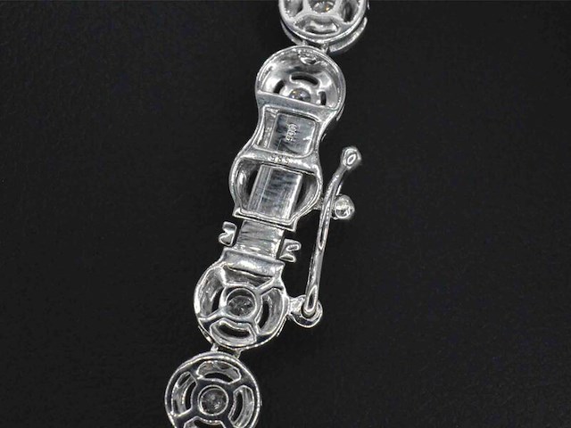 Witgouden collier met diamanten en briljanten 12.50 carat - afbeelding 6 van  8