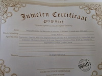 Witgouden collier met diamanten en briljanten 12.50 karaat, 14 karaat wit goud 38,6 gram , 2023 - afbeelding 2 van  2