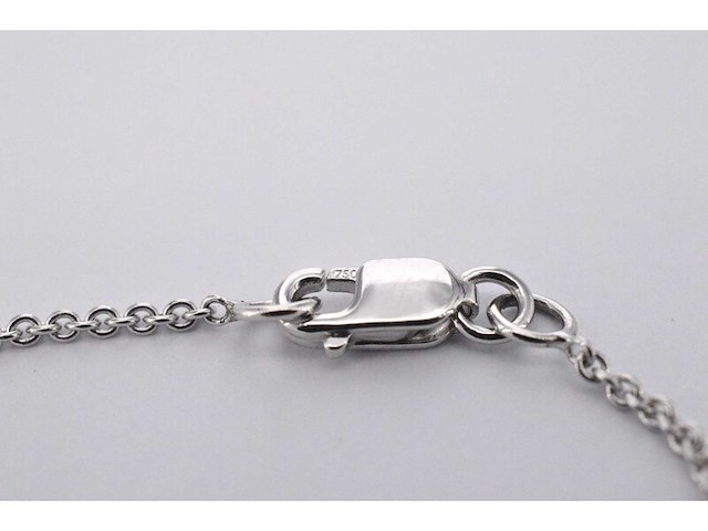 Witgouden collier met een diamant van 1.00 carat - afbeelding 4 van  8