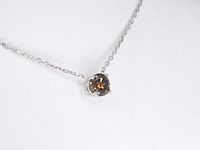 Witgouden collier met een diamant van 1.00 carat - afbeelding 7 van  11
