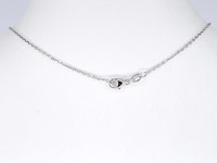 Witgouden collier met een diamant van 1.00 carat - afbeelding 8 van  11