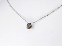 Witgouden collier met een diamant van 1.00 carat - afbeelding 6 van  11
