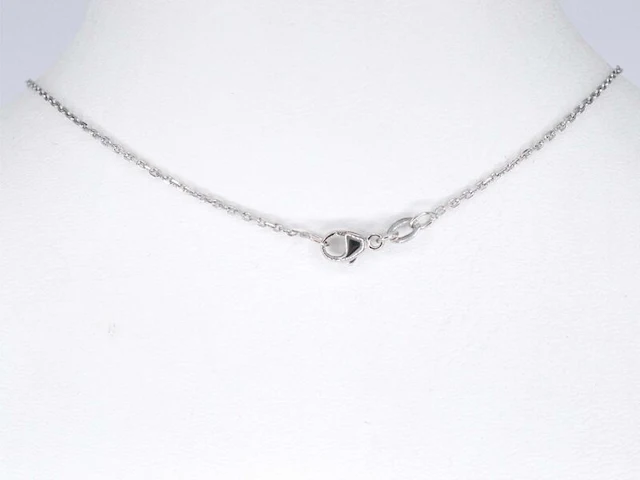 Witgouden collier met een diamant van 1.00 carat - afbeelding 8 van  11