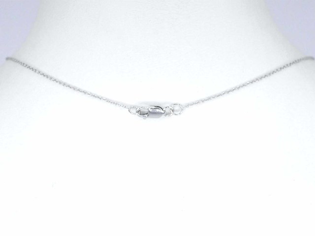 Witgouden collier met multicolour saffieren en diamanten - afbeelding 5 van  7