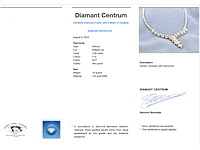 Witgouden collier met natuurlijke diamanten 4.00 carat - afbeelding 3 van  9