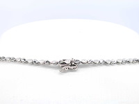 Witgouden collier met natuurlijke diamanten 4.00 carat - afbeelding 6 van  9