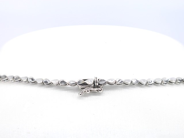 Witgouden collier met natuurlijke diamanten 4.00 carat - afbeelding 6 van  10