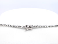 Witgouden collier met natuurlijke diamanten 4.00 carat - afbeelding 6 van  10