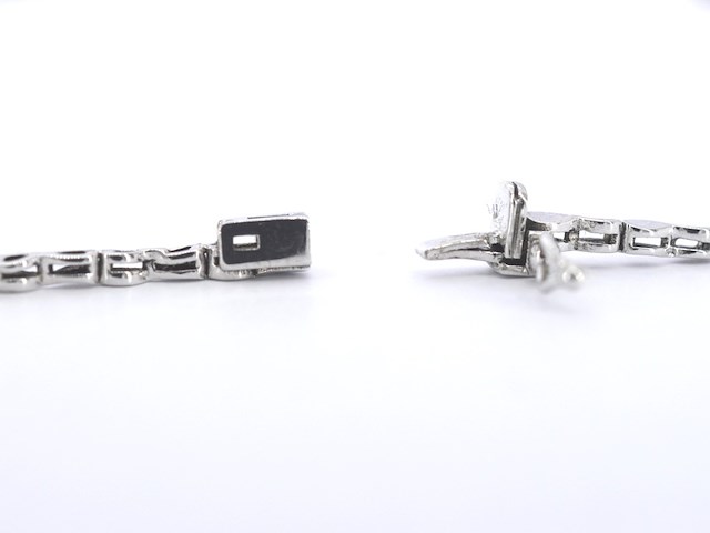 Witgouden collier met natuurlijke diamanten 4.00 carat - afbeelding 7 van  10