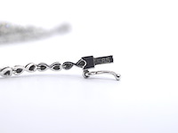 Witgouden collier met natuurlijke diamanten 4.00 carat - afbeelding 8 van  10