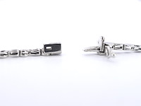 Witgouden collier met natuurlijke diamanten 4.00 carat - afbeelding 6 van  8