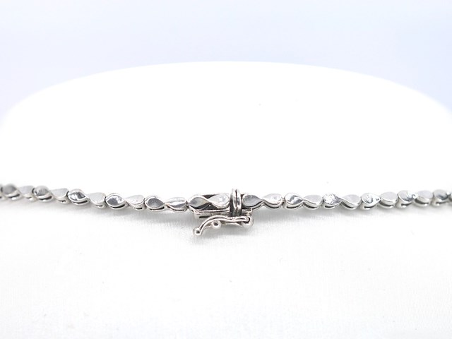 Witgouden collier met natuurlijke diamanten 4.00 carat - afbeelding 6 van  10