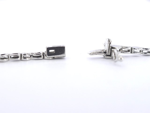 Witgouden collier met natuurlijke diamanten 4.00 carat - afbeelding 7 van  10