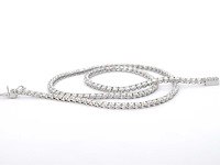 Witgouden collier met natuurlijke diamanten 8.00 carat - afbeelding 6 van  12