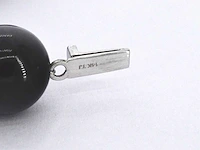 Witgouden collier onyx - afbeelding 8 van  9