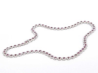 Witgouden collier witte diamanten en robijnen 15.00 carat - afbeelding 8 van  10