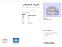 Witgouden design ring briljant - afbeelding 3 van  3