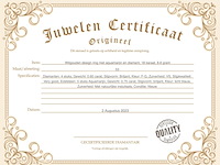 Witgouden design ring met aquamarijn en diamant - afbeelding 3 van  4