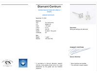 Witgouden diamanten oorbellen van 1.00 carat - afbeelding 3 van  8