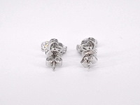 Witgouden diamanten oorhangers 1.50 carat - afbeelding 7 van  9