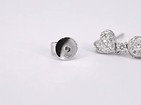 Witgouden diamanten oorhangers met diamanten 1.50 carat - afbeelding 8 van  10