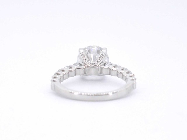 Witgouden diamanten ring met briljant 3.00 carat - afbeelding 7 van  9