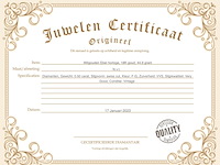 Witgouden ebel horloge - afbeelding 3 van  9