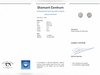 Witgouden entourage oorbellen diamant 0.20 ct - afbeelding 2 van  10