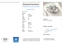 Witgouden entourage ring hartvorm diamant 2.00 carat - afbeelding 5 van  11