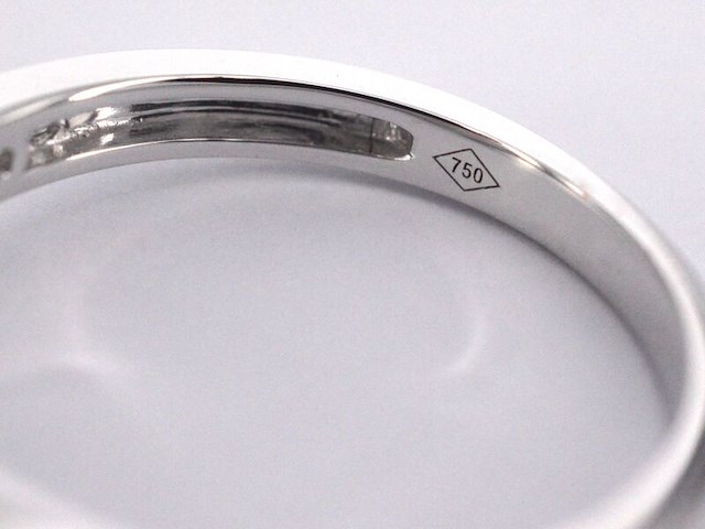 Witgouden entourage ring met briljant geslepen diamanten 1.00 carat - afbeelding 11 van  11