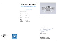 Witgouden entourage ring met diamanten - afbeelding 3 van  8
