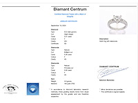 Witgouden entourage ring met een heart shape diamant - afbeelding 3 van  9