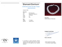 Witgouden exclusieve armband 12.08 carat marquise en briljant diamanten - afbeelding 3 van  9