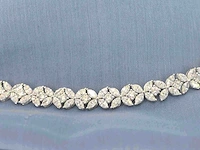 Witgouden exclusieve armband marquise briljant 11.00 ct - afbeelding 4 van  9