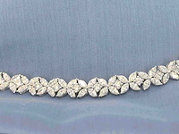 Witgouden exclusieve armband met 11.00 carat aan marquise en briljant geslepen diamanten - afbeelding 3 van  5