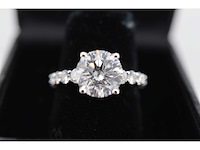 Witgouden exclusieve ring met een diamant van 2.00 carat - afbeelding 5 van  7