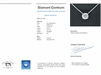 Witgouden halsketting briljant 0.50 ct - afbeelding 2 van  10